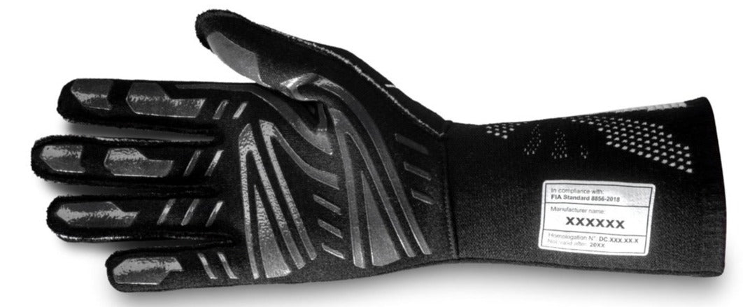 Sparco-Lap-Nomex-Race-Gloves-Black/White-Palm-image