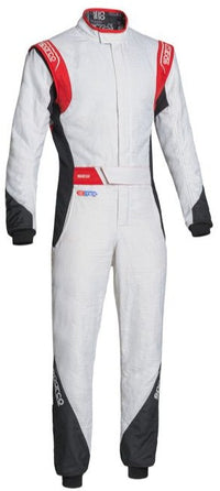 Thumbnail for Sparco Eagle RS8.2 Auto Race Fire Suit FIA 8856-2000 White / Red Image