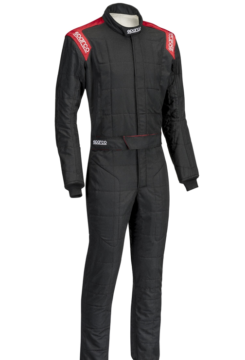 Sparco Conquest 2.0 Race Suit Black / Red Front Image