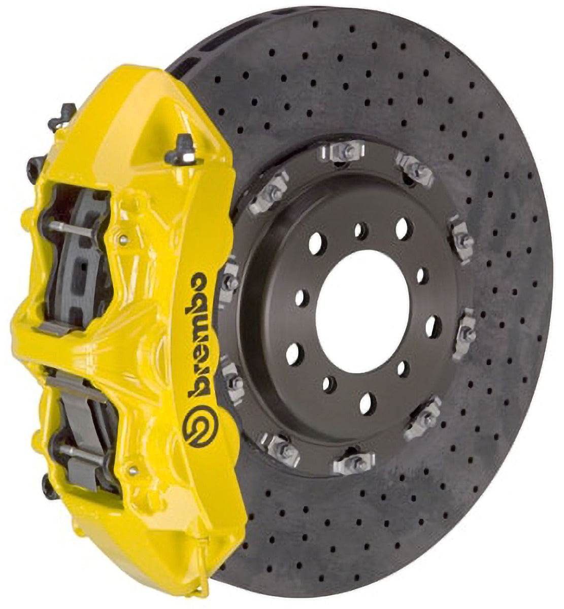 Brembo BMW M3 Front 380x34 CCM-R Rotors + Six Piston GT-M Calipers 