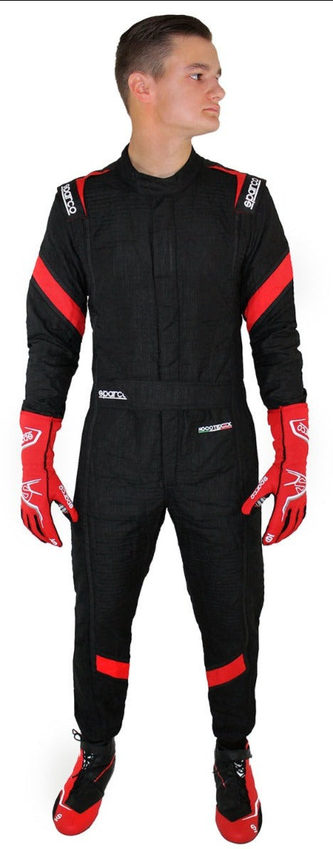 Sparco Eagle LT Race suit Black Will Ringwelski  Front Image