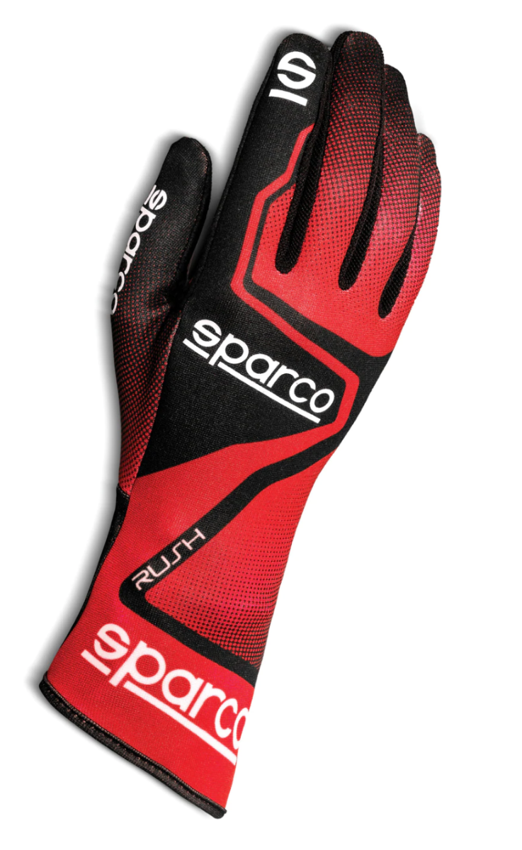 Sparco Rush Kart Racing Glove - Red/Black Image