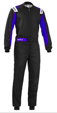 Thumbnail for sparco_rookie_kart_racing_suit_competition_motorsport_black_blue_IMAGE