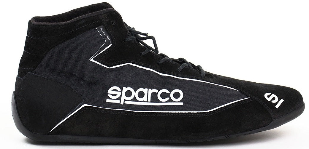 Sparco Slalom+ Fabric Racing Shoes Black / Black Image