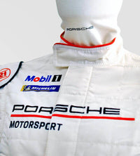 Thumbnail for Stand21 Porsche Motorsport ST121 Race Suit Logo Closeup Image