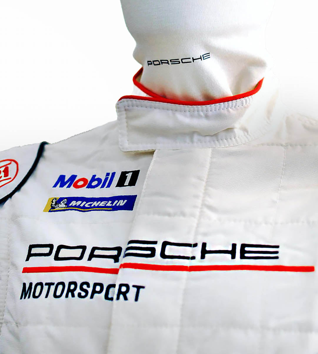 Stand21 Porsche Motorsports ST221 Air-S Race Suit Closeup Image